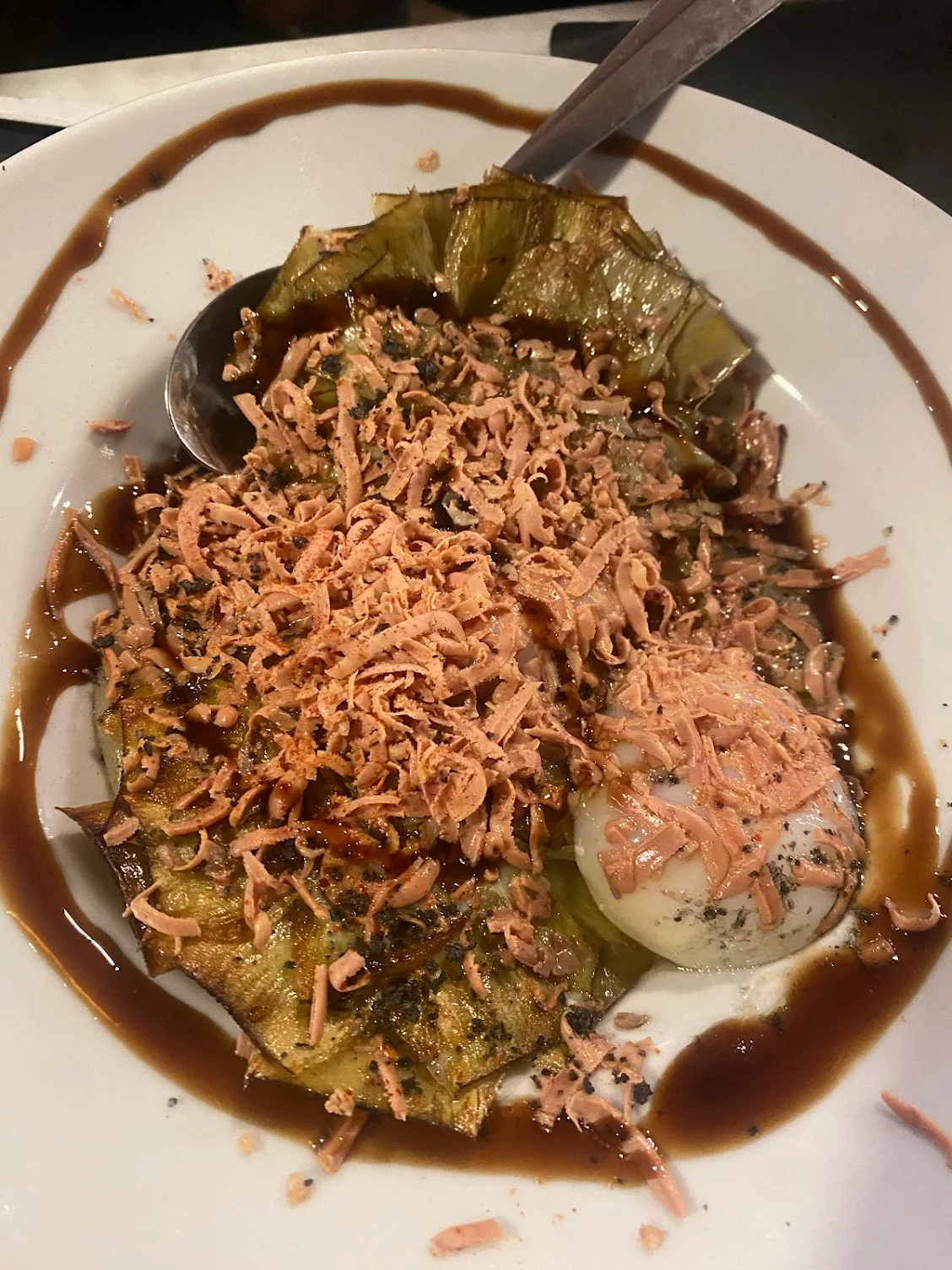 Alcachofas con jamón