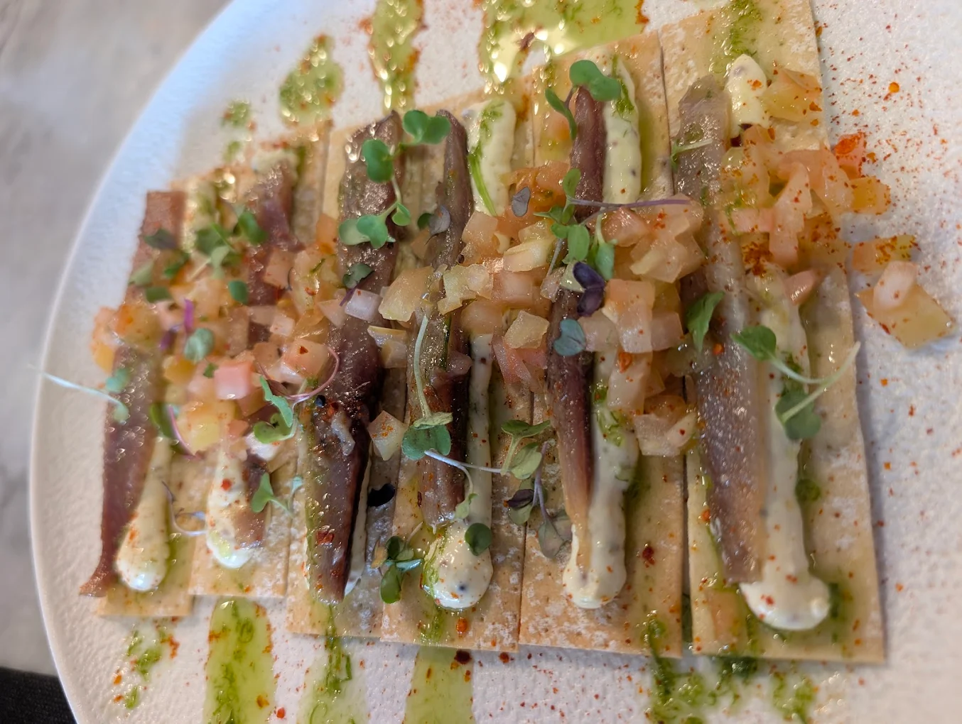 Tartar de boquerones